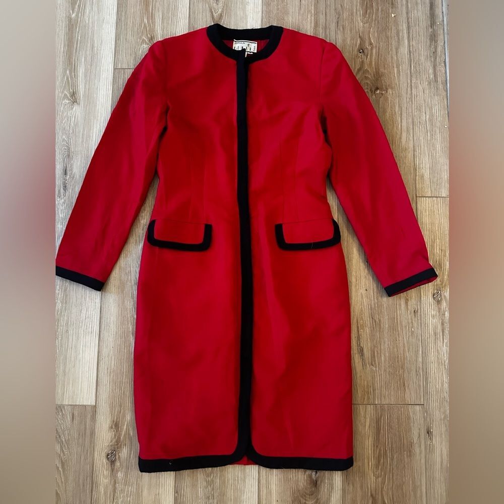 Vintage Kenar 2 Wool Coat Dress 6
